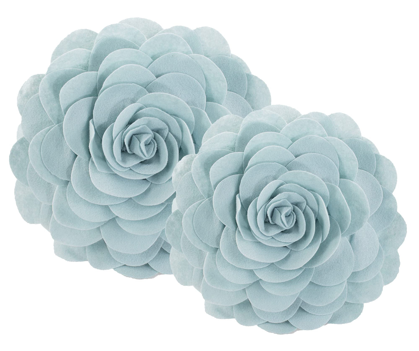 Fennco Styles Eva's Flower Garden Decorative Filled Throw Pillow 16" Round - Floral Accent Pillow for Home, Couch, Bed, Living Room, Holiday and Office Décor