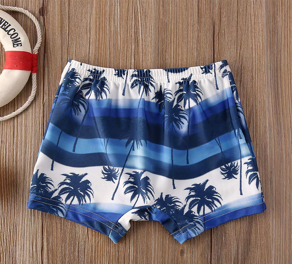 Styles I Love Baby Toddler Boys Tropical Print Swim Shorts Bathing Suit Beach Pool Boy Swim Trunks