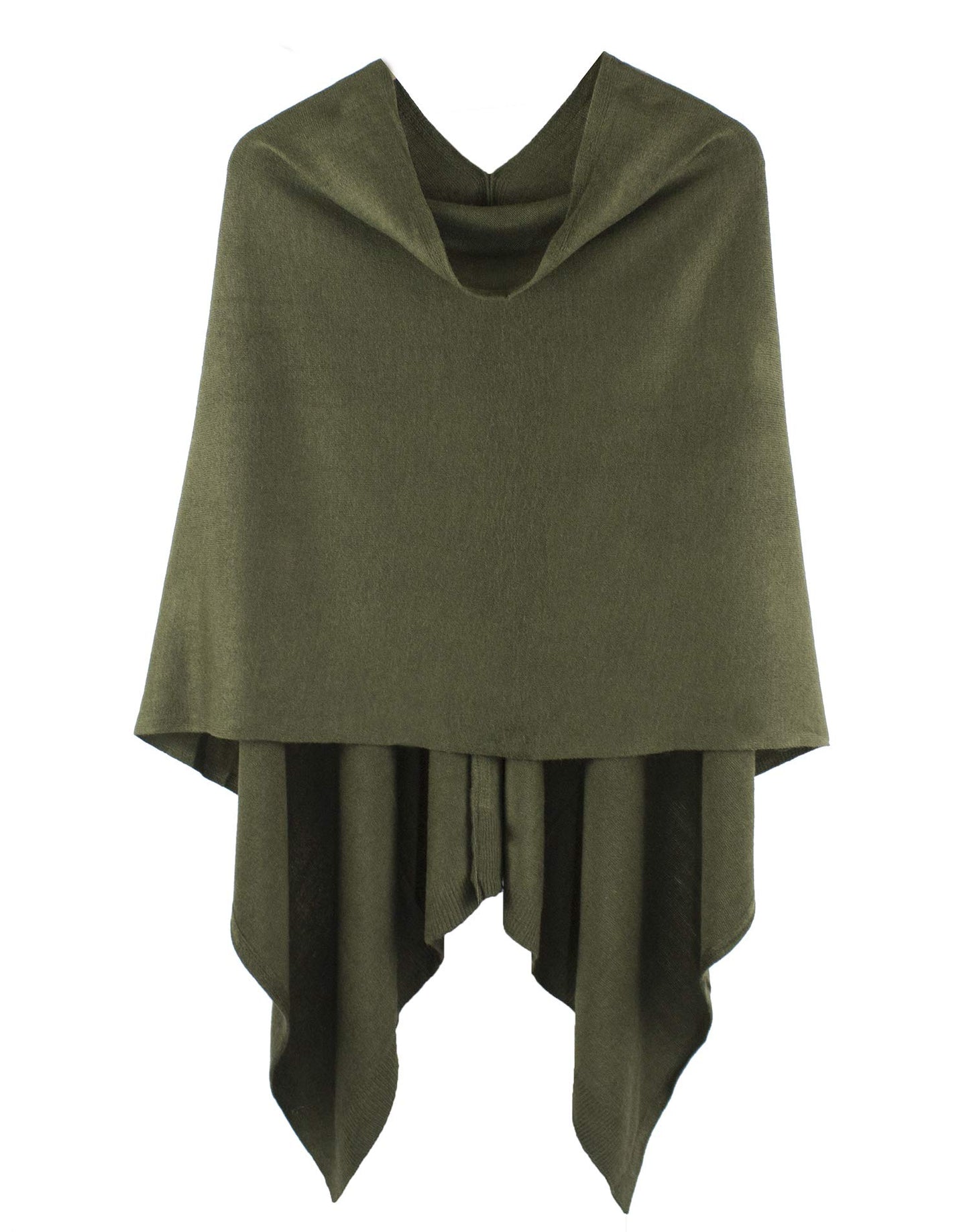 stylesilove Women Ultra Soft Knit Poncho Sweater Pullover Cardigan Lightweight Wrap Topper for All Season