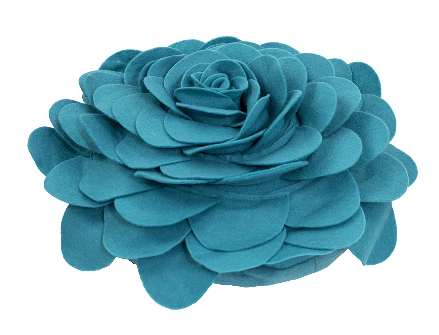 Fennco Styles Eva's Flower Garden Decorative Filled Throw Pillow 16" Round - Floral Accent Pillow for Home, Couch, Bed, Living Room, Holiday and Office Décor