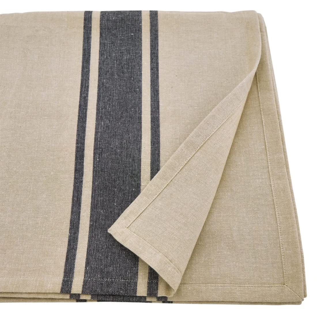 Fennco Styles Aulaire Banded Design 100% Cotton Table Runner 16" W x 72" L - Striped Table Cover for Home, Dining Room Decor, Banquets, Family Gathering and Special Occasion