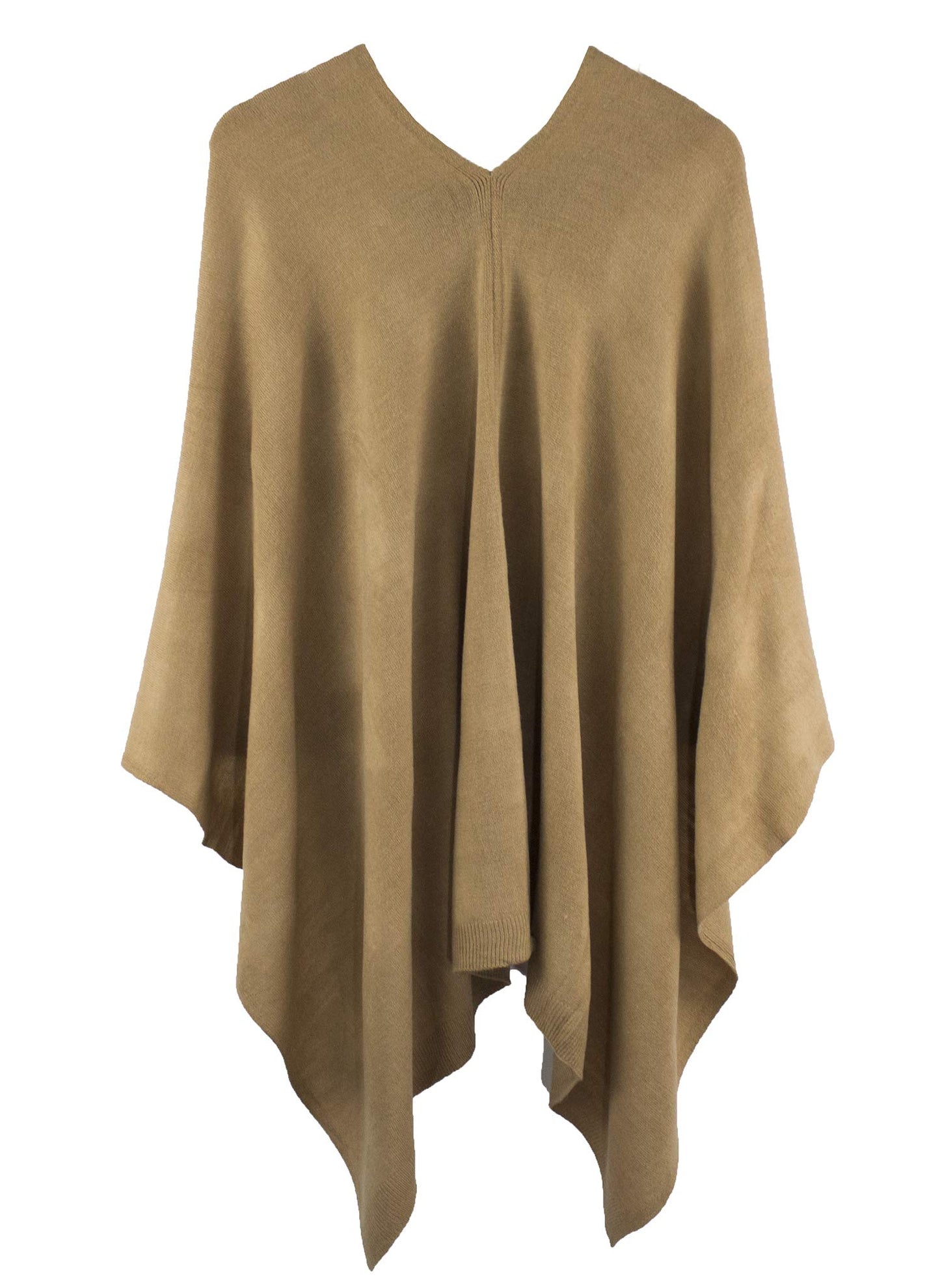 stylesilove Women Ultra Soft Knit Poncho Sweater Pullover Cardigan Lightweight Wrap Topper for All Season