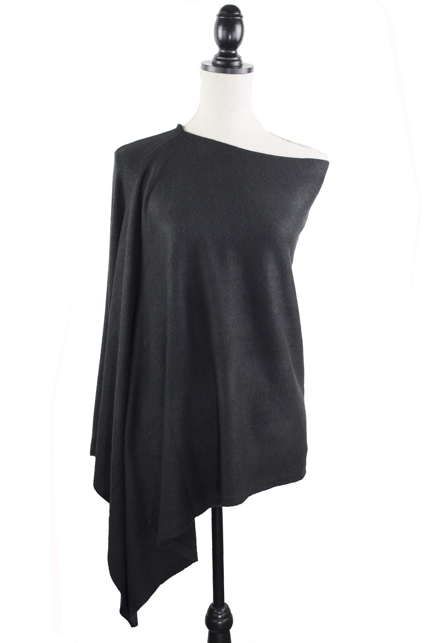 stylesilove Women Ultra Soft Knit Poncho Sweater Pullover Cardigan Lightweight Wrap Topper for All Season