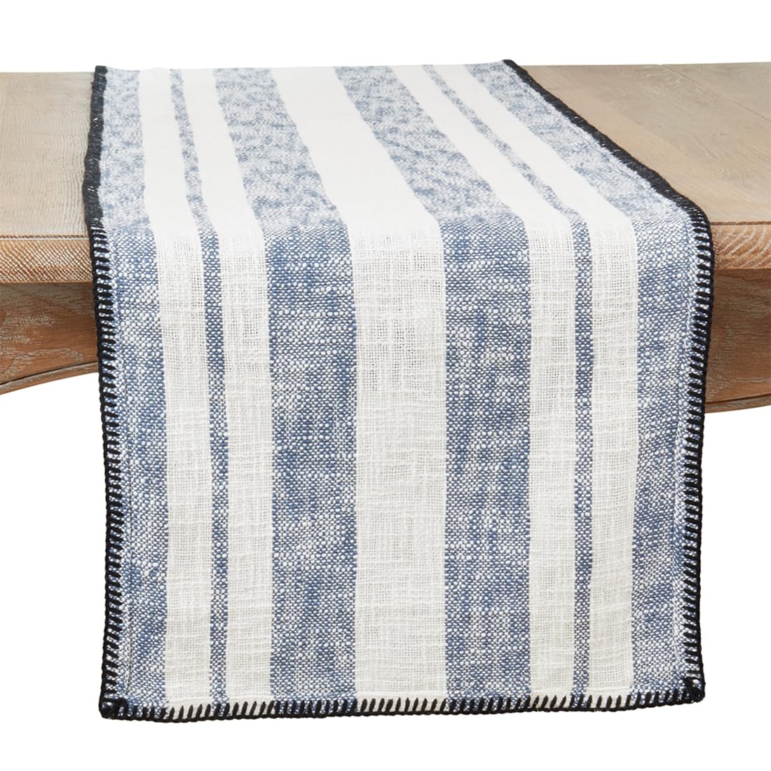 Fennco Styles Thin Stripe Pure Cotton Decorative Throw Pillow – Luxury Textured Cushion for Couch, Sofa, Bedroom, Office and Living Room Décor