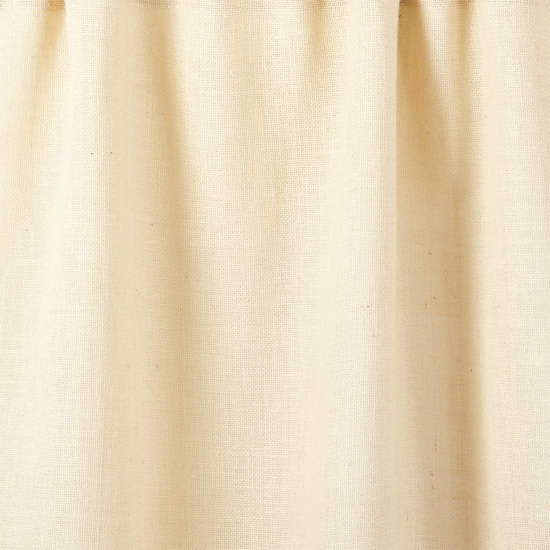 Fennco Styles Passe-Partout Burlap Lined Curtain Drape Panel 42 x 96 Inch, One Piece for Bedroom, Living Room, Patio Door Backing Sliding Glass Door Drape