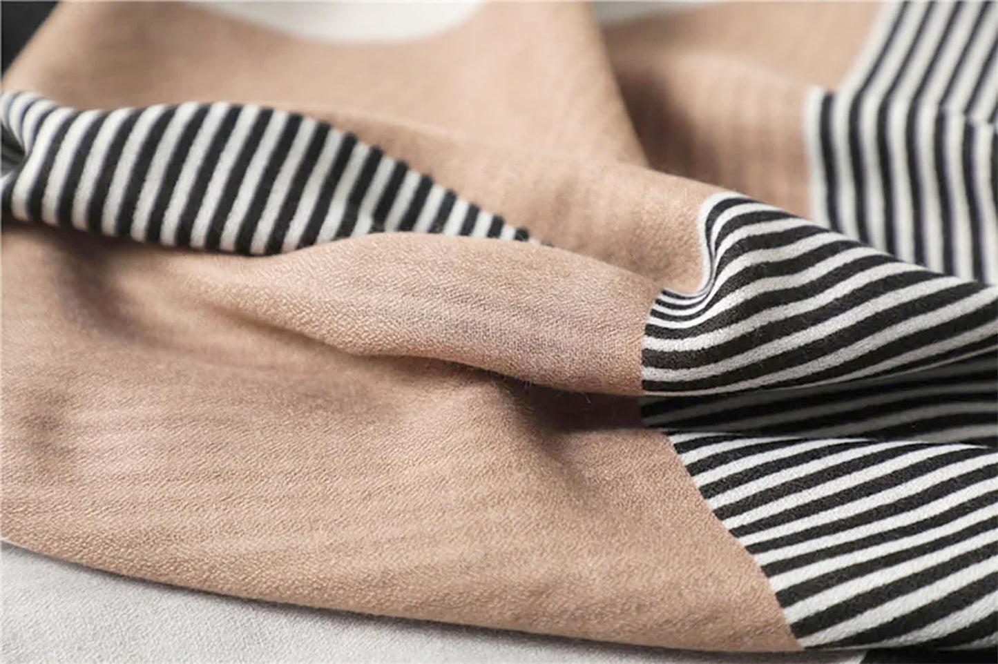 stylesilove Women Stripe Geometric Printed Lightweight Fashion Scarf Large Shawl Scarves Neck Wraps for All Season, 7 Colors