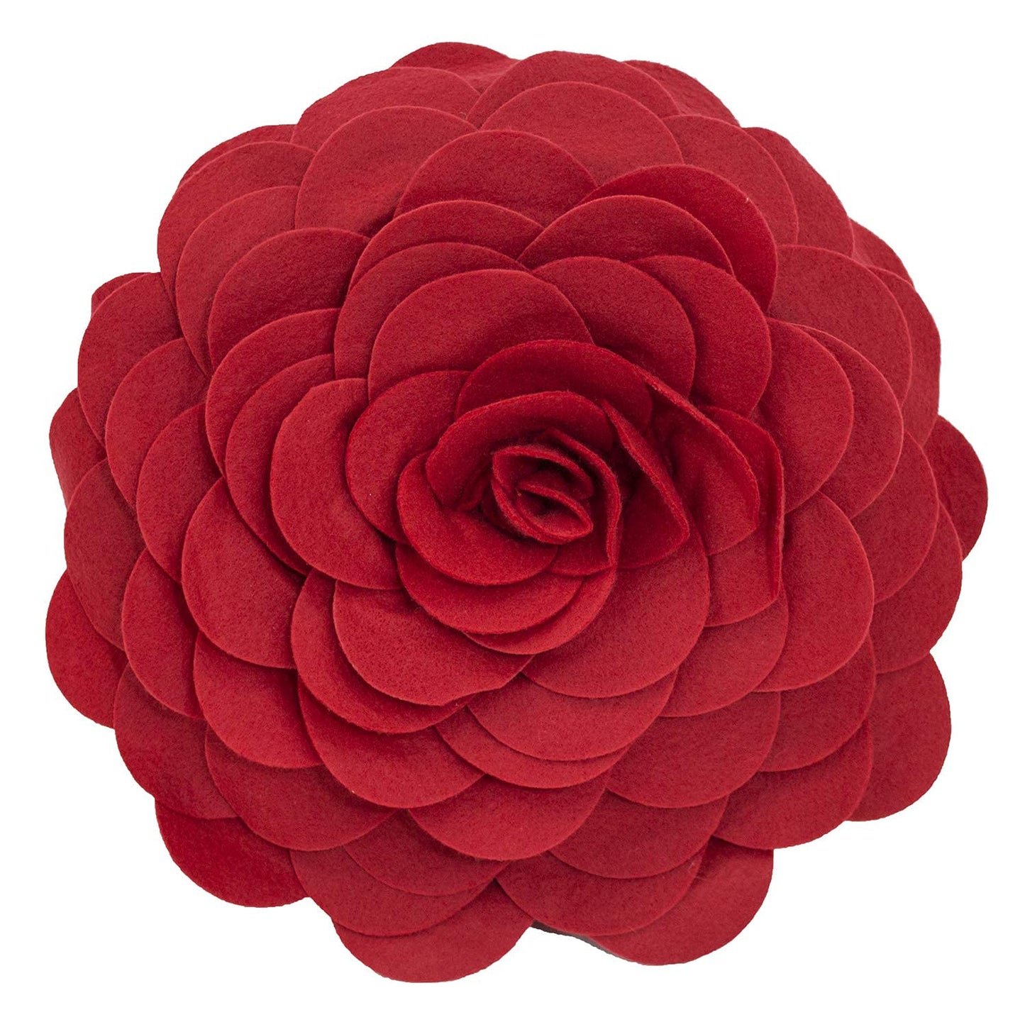 Fennco Styles Eva's Flower Garden Decorative Filled Throw Pillow 16" Round - Floral Accent Pillow for Home, Couch, Bed, Living Room, Holiday and Office Décor