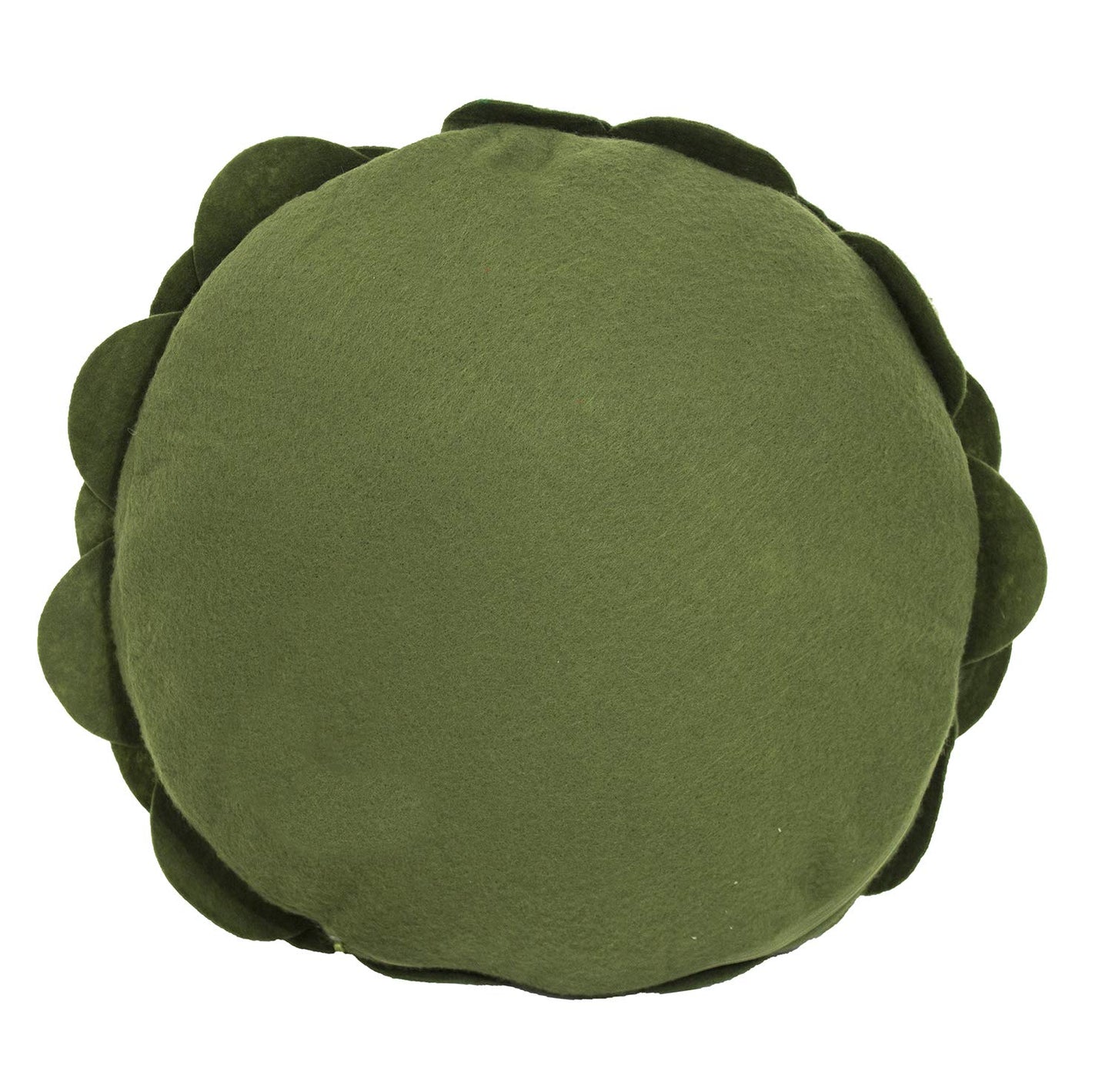 Fennco Styles Eva's Flower Throw Pillow 13" Round - Cute Flower Shaped Decorative Filled Floral Accent Pillow for Home, Couch, Bed, Sofa, Living Room