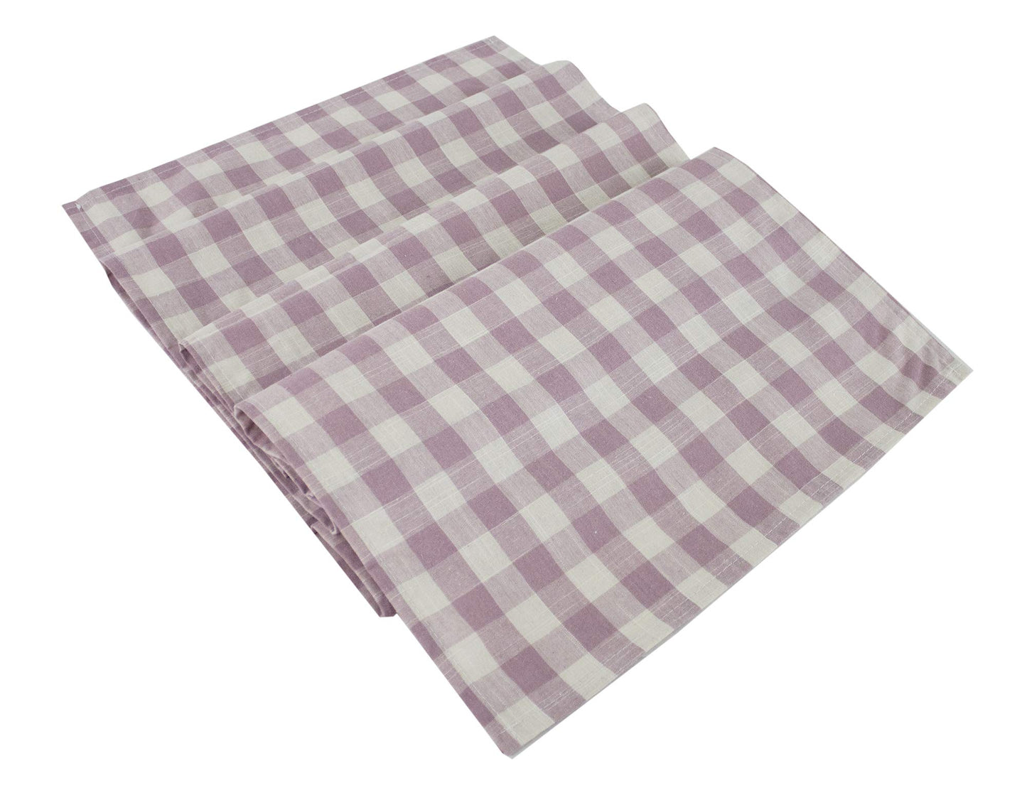 Fennco Styles Classic Gingham Checkered Tablecloth - Check Pattern Table Cover for Everyday Use, Country Theme Party, Banquets and Home Décor