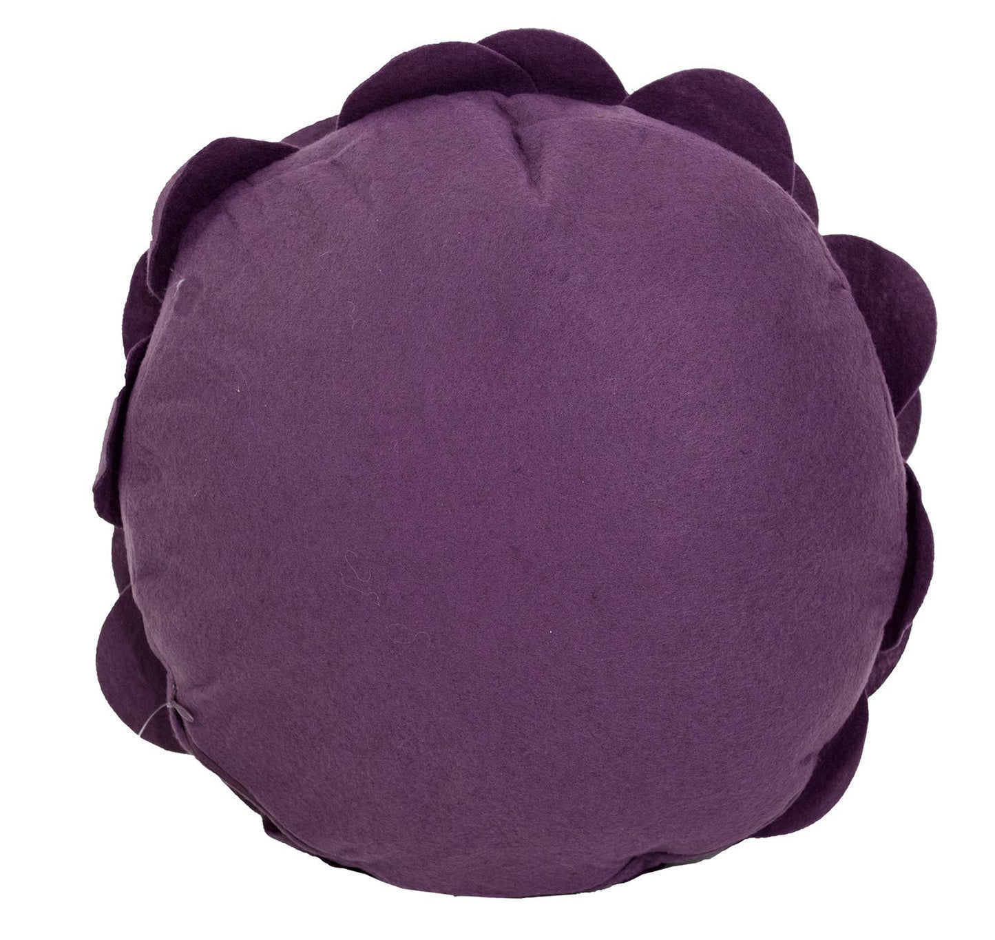 Fennco Styles Eva's Flower Throw Pillow 13" Round - Cute Flower Shaped Decorative Filled Floral Accent Pillow for Home, Couch, Bed, Sofa, Living Room