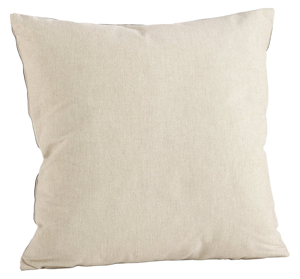 Fennco Styles Red & Black Cowhide Down Filled Pillow (Geometric Tribal)