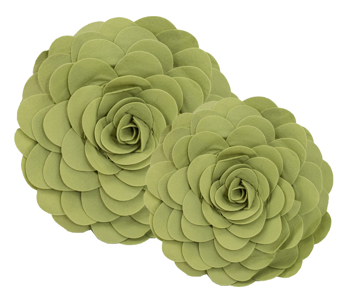 Fennco Styles Eva's Flower Garden Decorative Filled Throw Pillow 16" Round - Floral Accent Pillow for Home, Couch, Bed, Living Room, Holiday and Office Décor