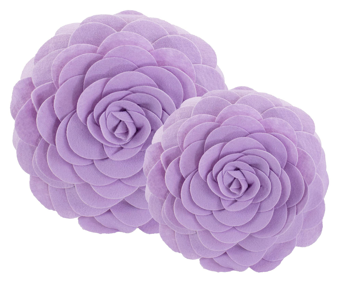 Fennco Styles Eva's Flower Garden Decorative Filled Throw Pillow 16" Round - Floral Accent Pillow for Home, Couch, Bed, Living Room, Holiday and Office Décor