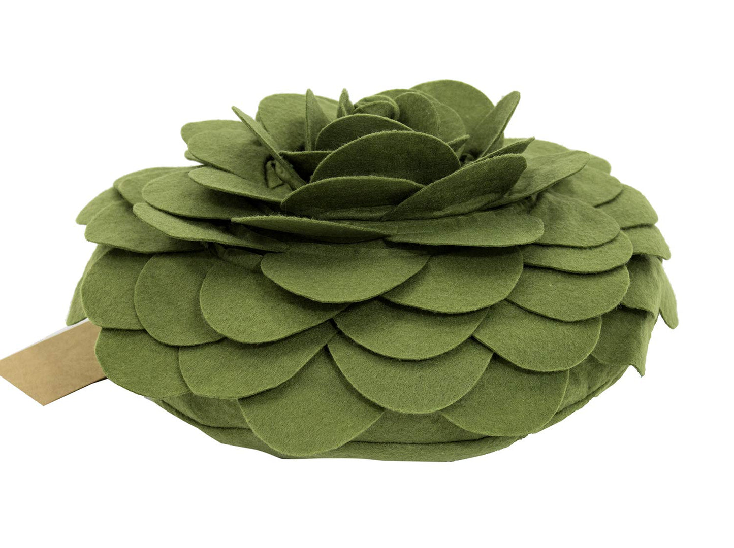 Fennco Styles Eva's Flower Throw Pillow 13" Round - Cute Flower Shaped Decorative Filled Floral Accent Pillow for Home, Couch, Bed, Sofa, Living Room