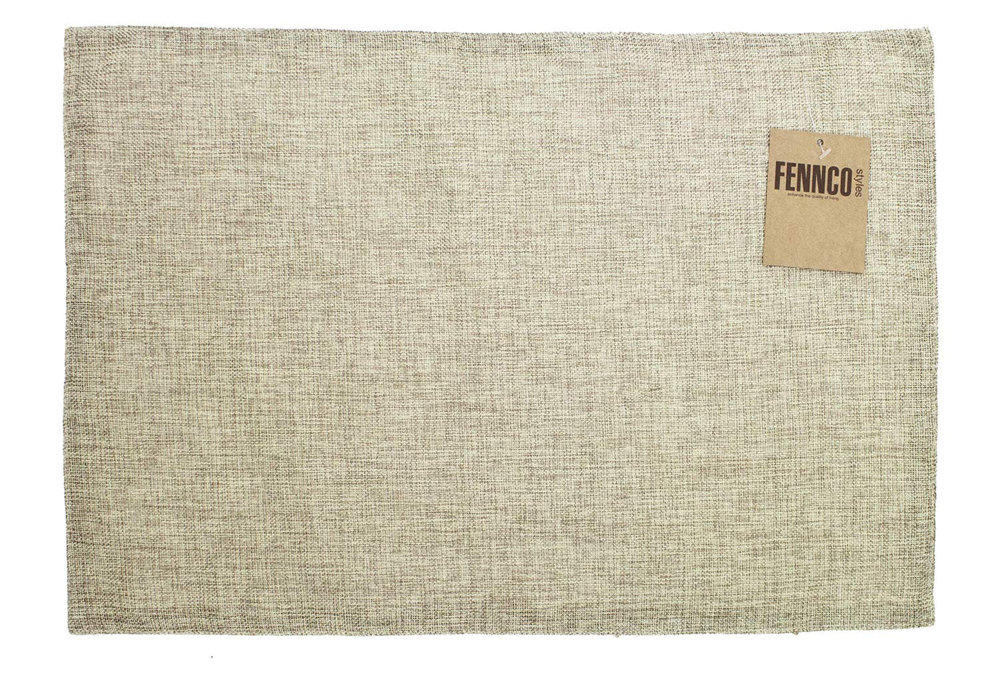Fennco Styles Classic Solid Color Design Table Placemats