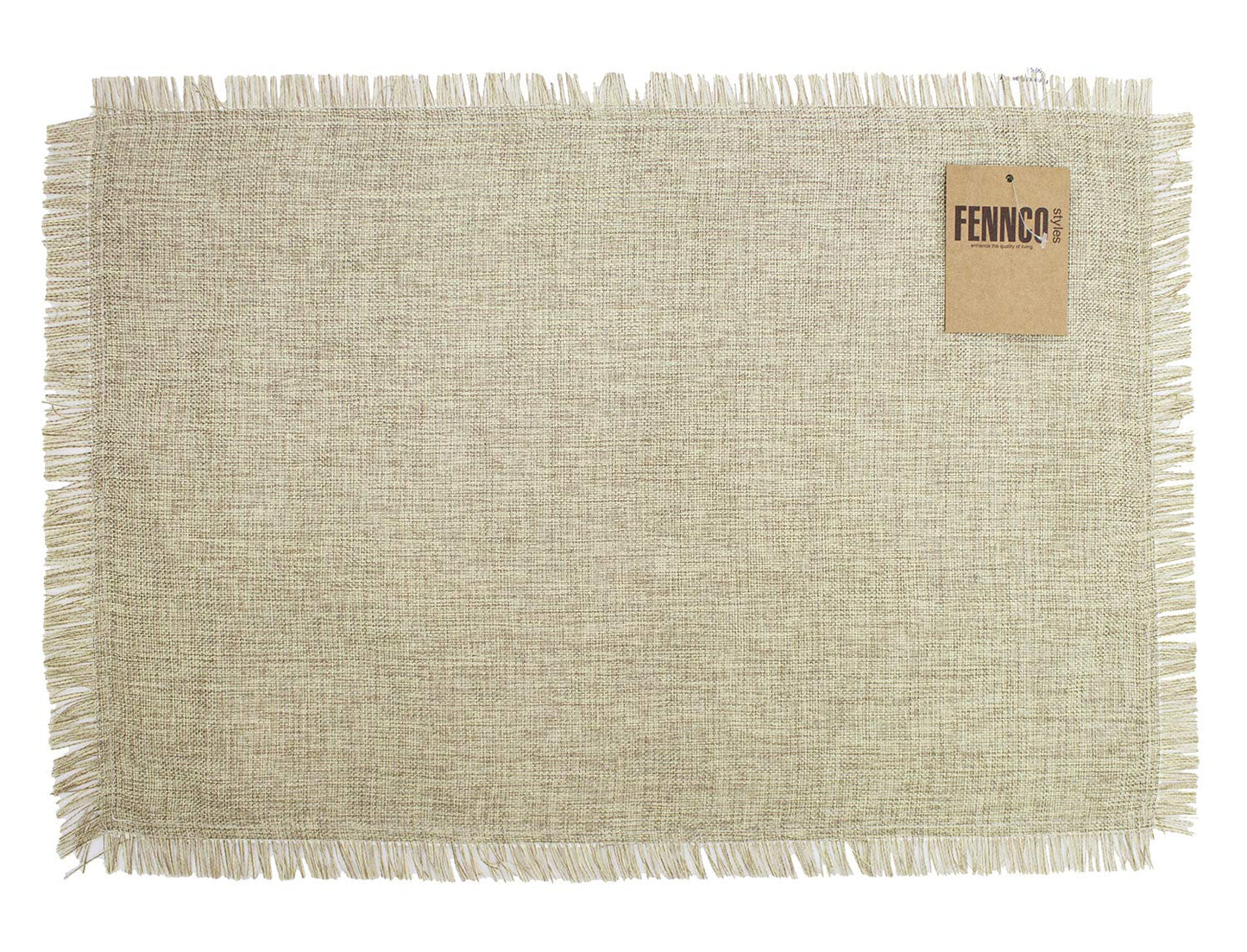 Fennco Styles Classic Solid Color Design Table Placemats