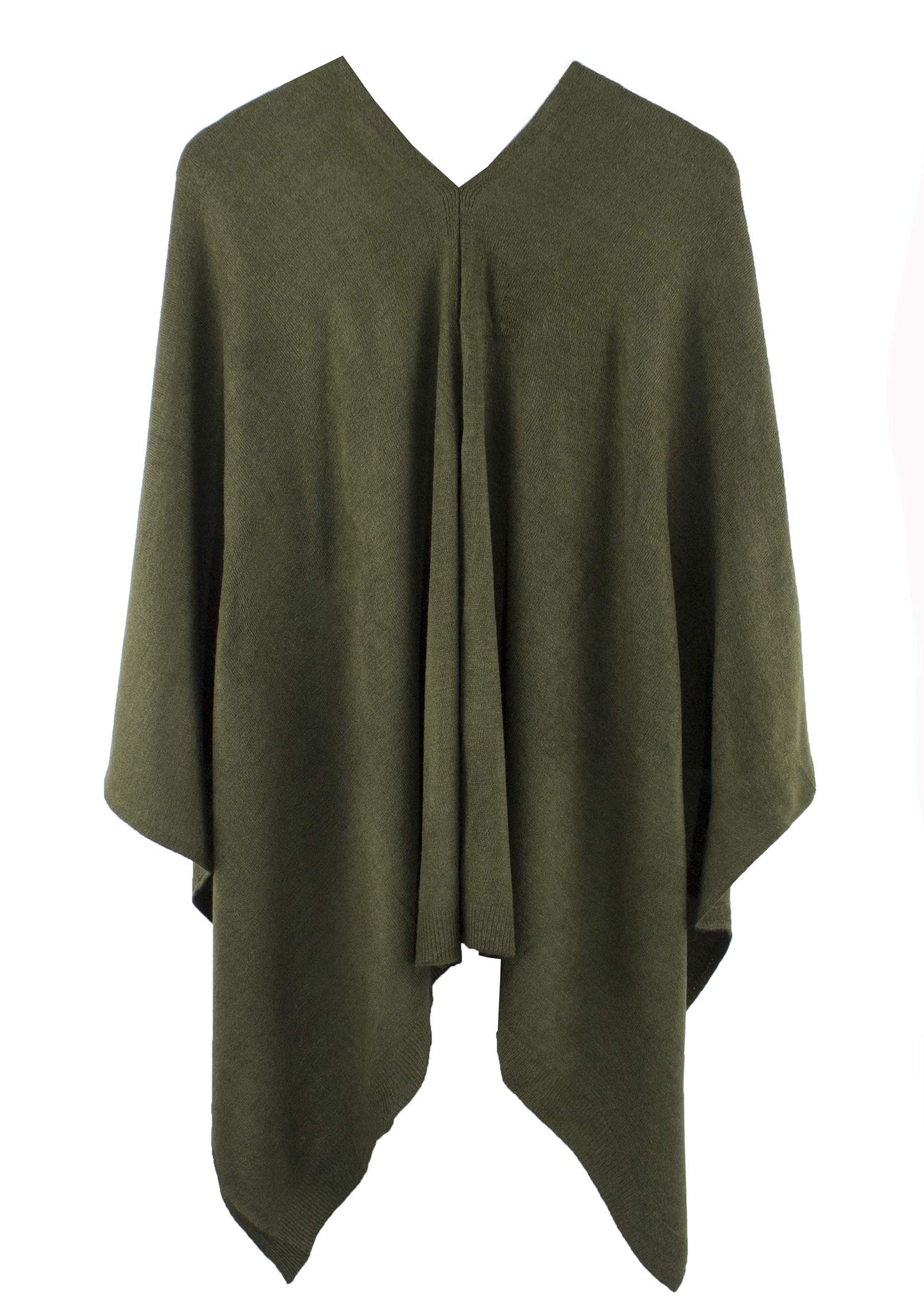 stylesilove Women Ultra Soft Knit Poncho Sweater Pullover Cardigan Lightweight Wrap Topper for All Season