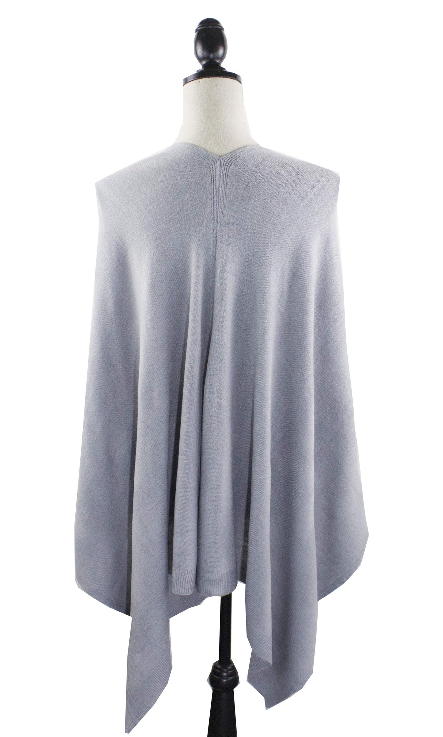 stylesilove Women Ultra Soft Knit Poncho Sweater Pullover Cardigan Lightweight Wrap Topper for All Season