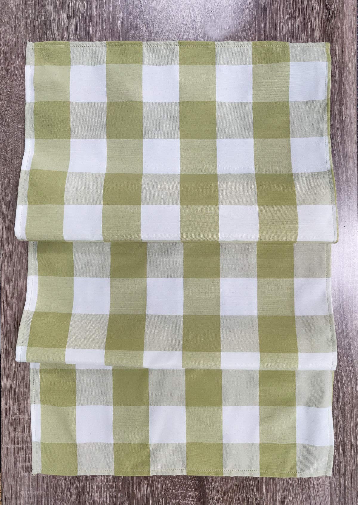 Fennco Styles Buffalo Check Design Table Runner - Handmade in USA - Plaid Rustic Table Cover for Everyday Use, Banquet, Holiday, Family Gathering and Special Occasion