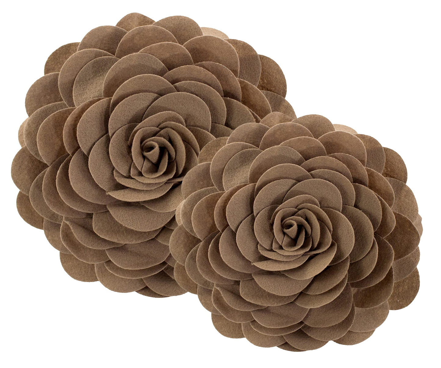 Fennco Styles Eva's Flower Garden Decorative Filled Throw Pillow 16" Round - Floral Accent Pillow for Home, Couch, Bed, Living Room, Holiday and Office Décor