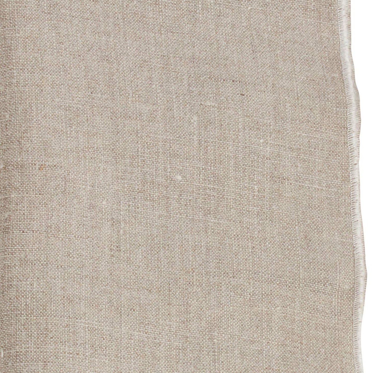 Fennco Styles Amelia Collection Classic Stonewashed Border Stitch 100% Pure Linen 20 x 20 Inch Cloth Napkins – Natural Dinner Napkins for Banquet, Wedding, Special Events and Home Décor