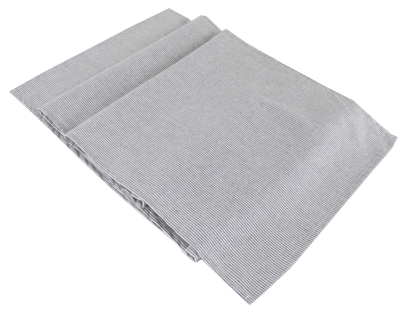 Fennco Styles Farmhouse Neutral Striped 100% Pure Cotton Tablecloth - Yellow Tablecloth for Everyday Use, Banquets, Family Gathering, Special Events and Home Décor