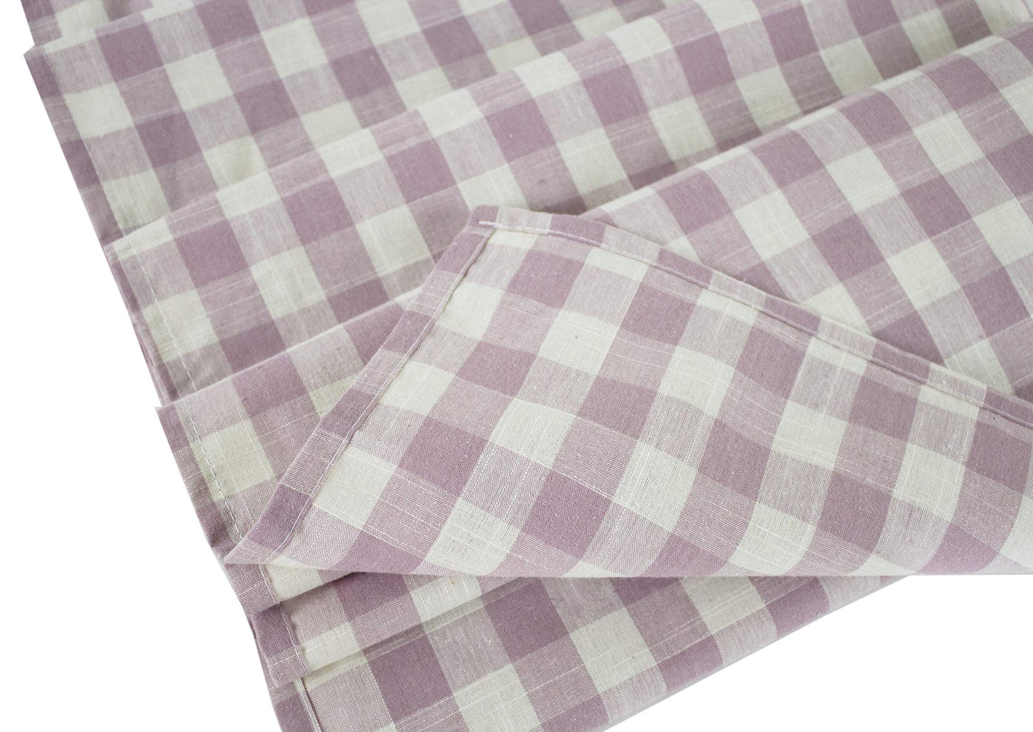Fennco Styles Classic Gingham Checkered Tablecloth - Check Pattern Table Cover for Everyday Use, Country Theme Party, Banquets and Home Décor