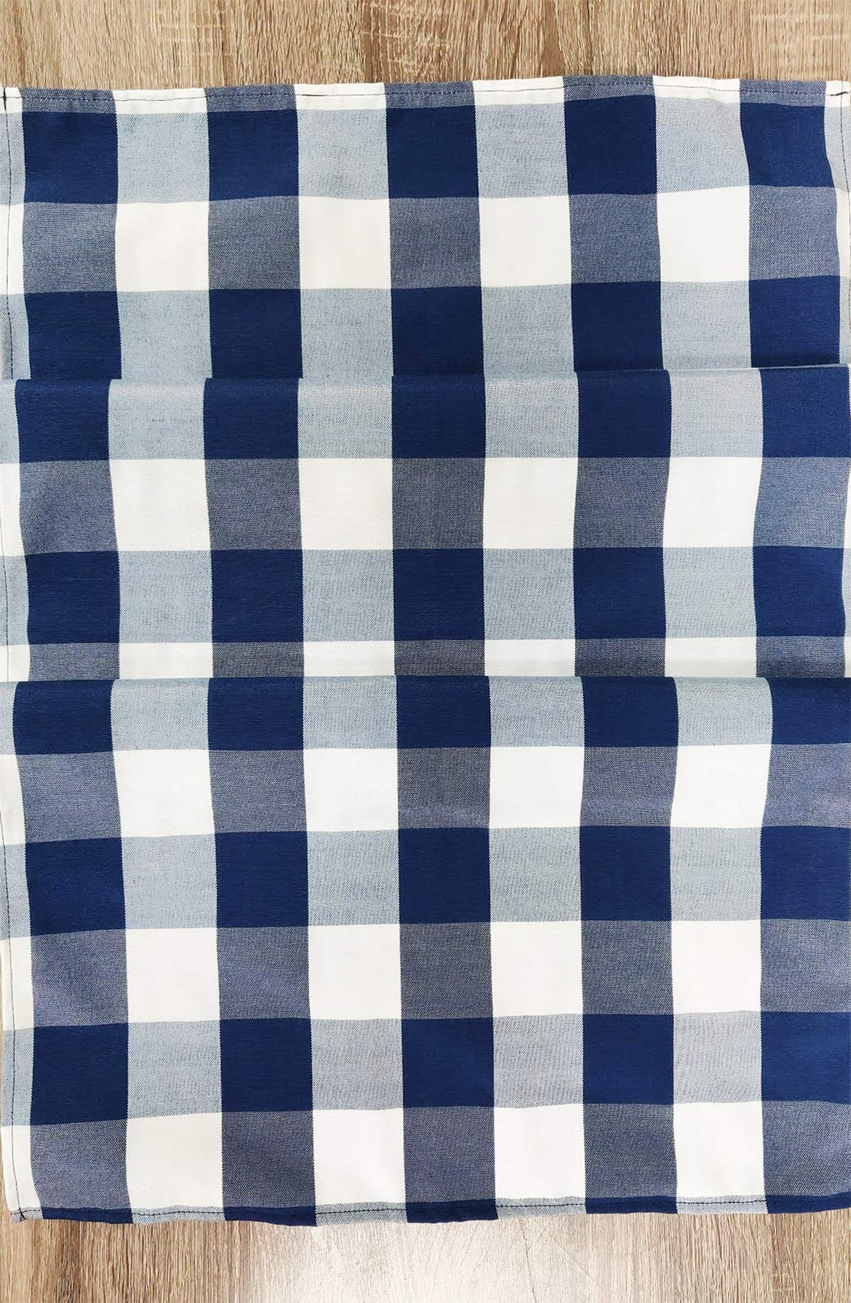 Fennco Styles Buffalo Check Design Table Runner - Handmade in USA - Plaid Rustic Table Cover for Everyday Use, Banquet, Holiday, Family Gathering and Special Occasion