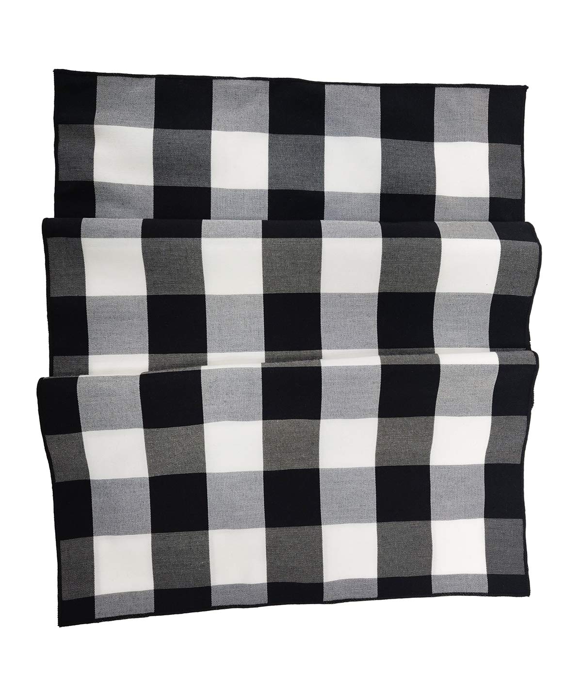 Fennco Styles Buffalo Check Design Table Runner - Handmade in USA - Plaid Rustic Table Cover for Everyday Use, Banquet, Holiday, Family Gathering and Special Occasion