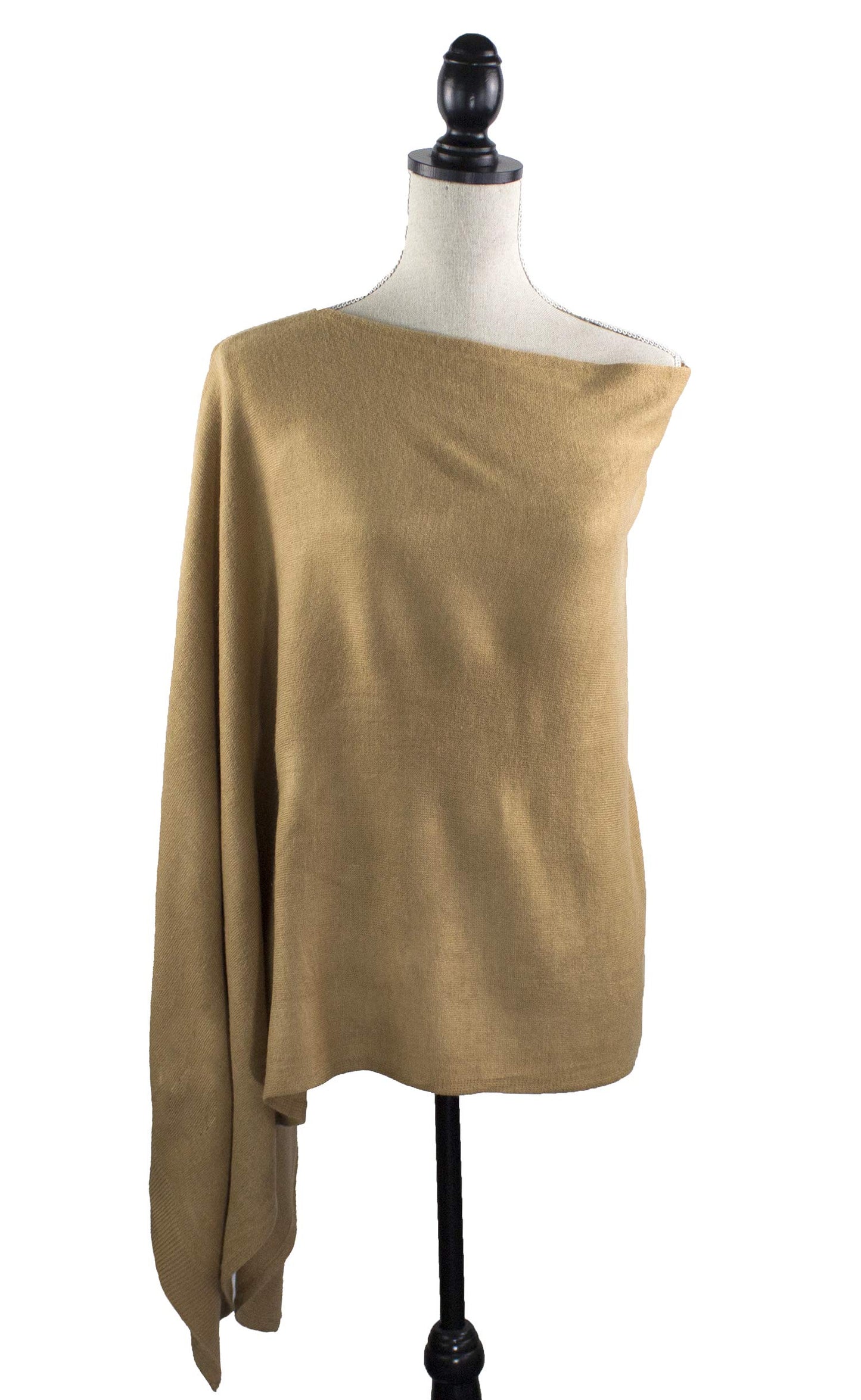 stylesilove Women Ultra Soft Knit Poncho Sweater Pullover Cardigan Lightweight Wrap Topper for All Season