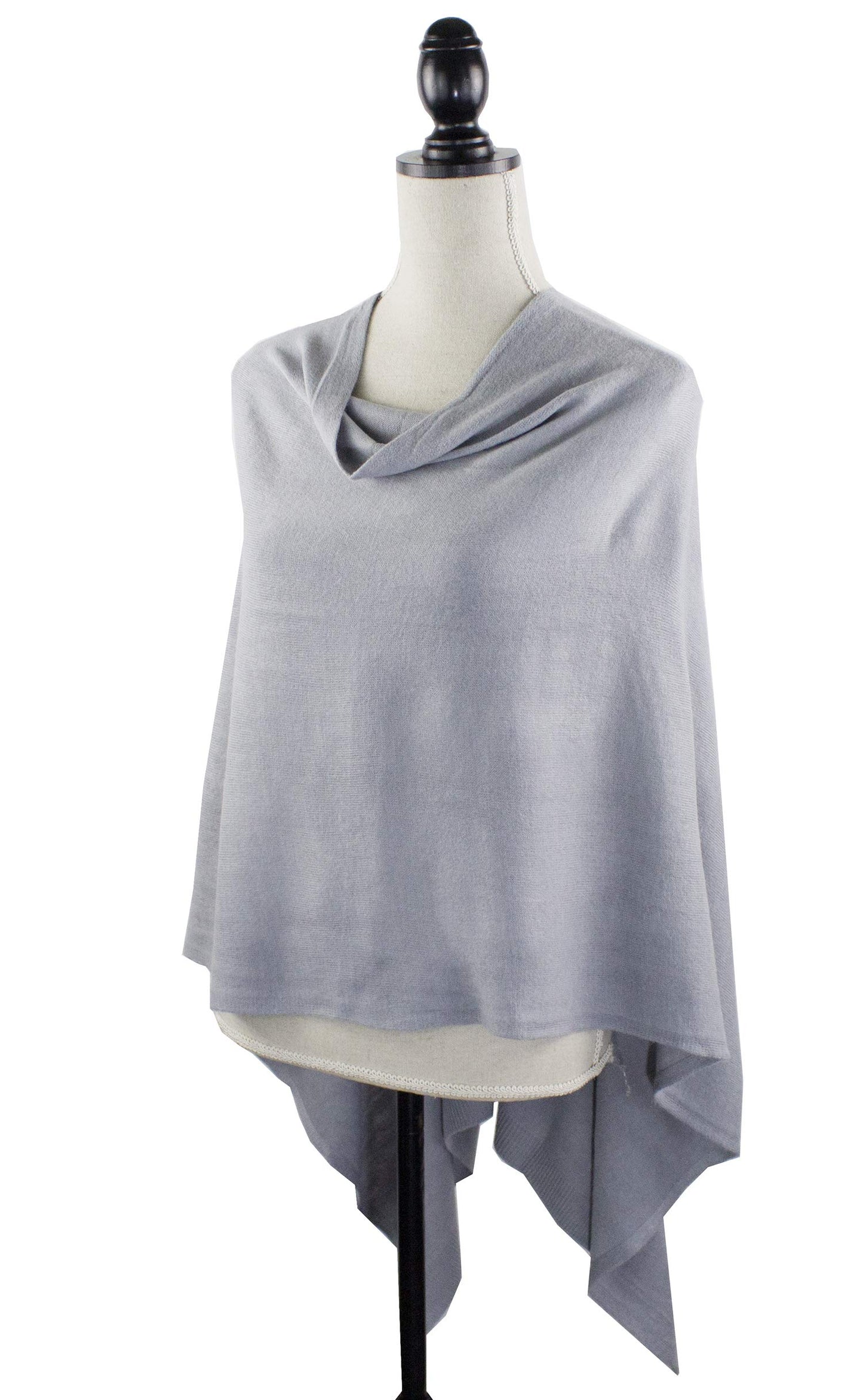 stylesilove Women Ultra Soft Knit Poncho Sweater Pullover Cardigan Lightweight Wrap Topper for All Season