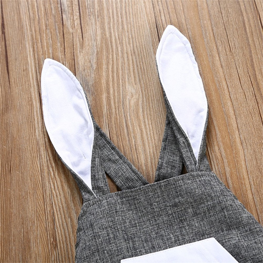 stylesilove Baby Boy Baby Girl Bunny Ears Harem Pants Suspender Romper Skirt