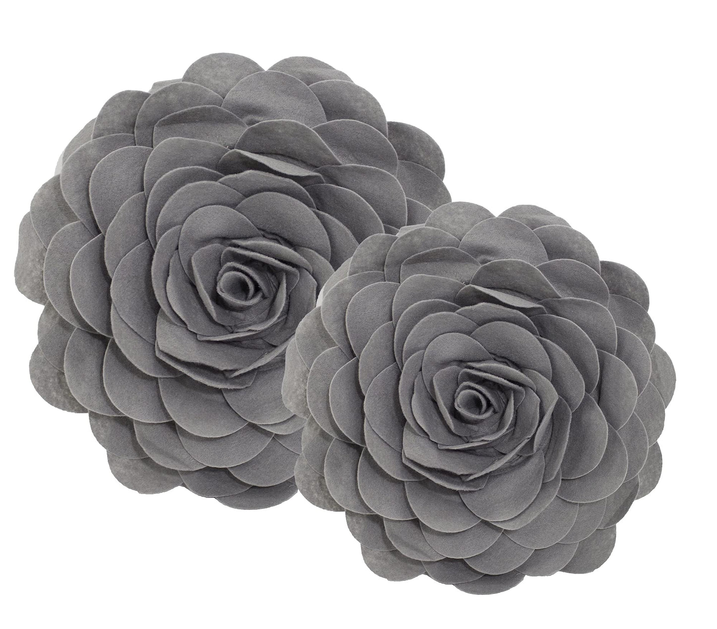 Fennco Styles Eva's Flower Garden Decorative Filled Throw Pillow 16" Round - Floral Accent Pillow for Home, Couch, Bed, Living Room, Holiday and Office Décor