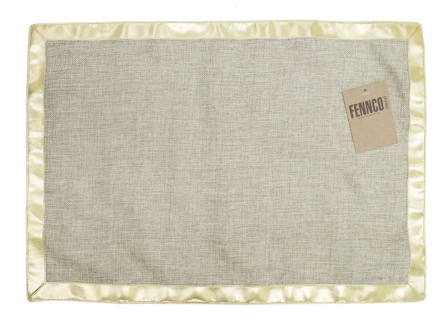 Fennco Styles Classic Solid Color Design Table Placemats