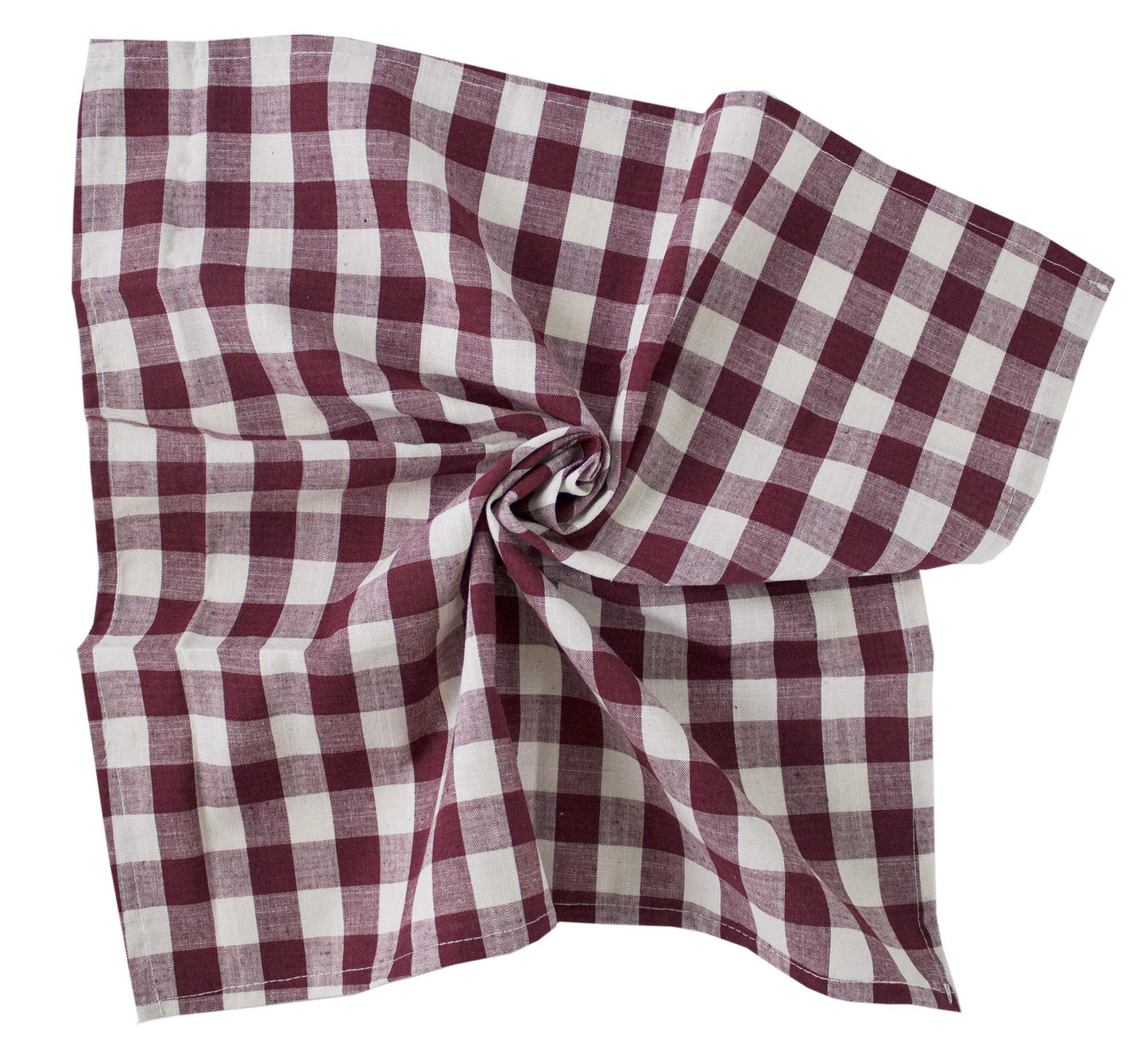Fennco Styles Classic Gingham Checkered Tablecloth - Check Pattern Table Cover for Everyday Use, Country Theme Party, Banquets and Home Décor