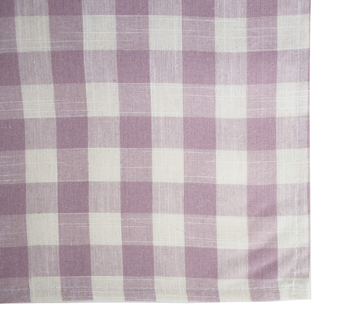 Fennco Styles Classic Gingham Checkered Tablecloth - Check Pattern Table Cover for Everyday Use, Country Theme Party, Banquets and Home Décor