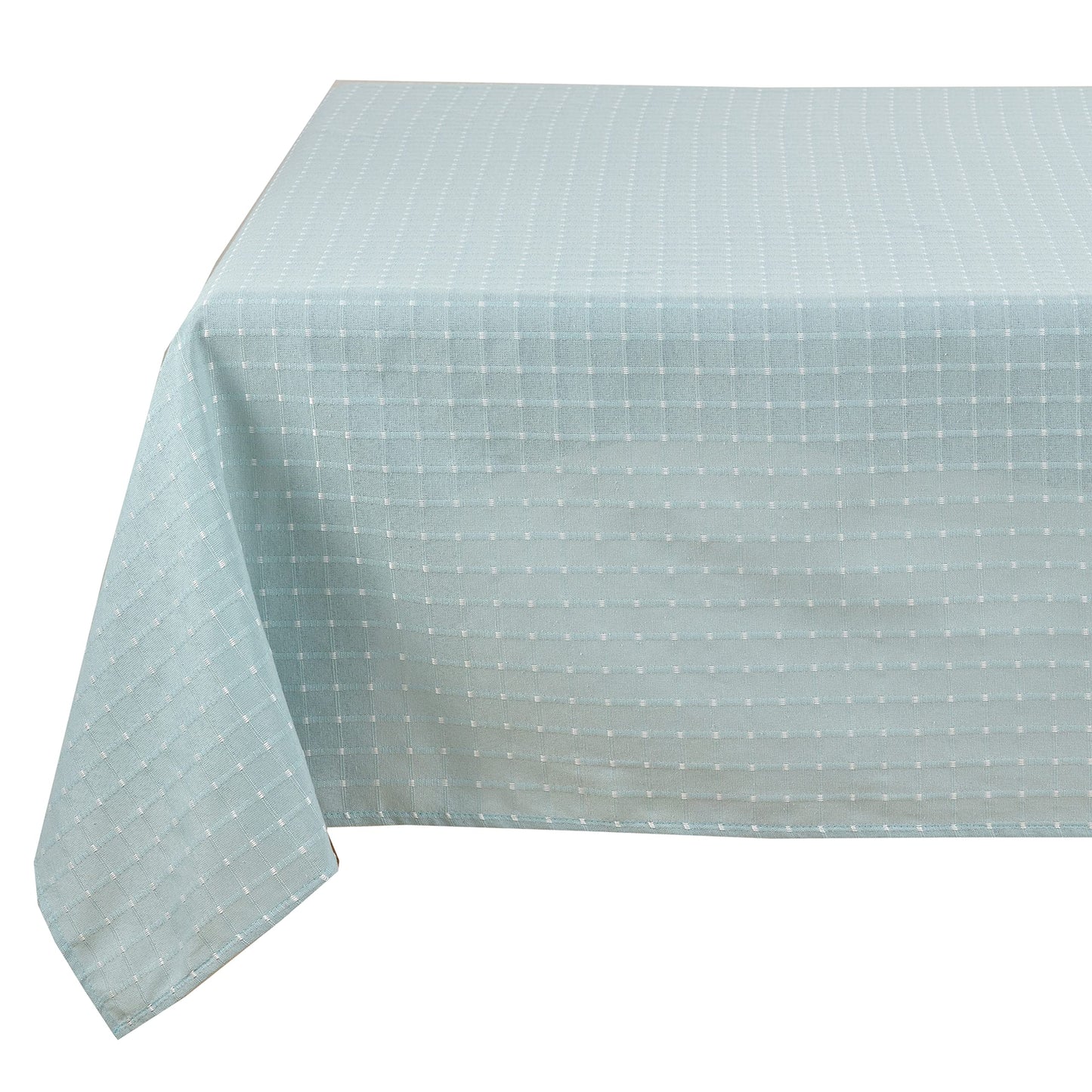 Fennco Styles Modern Stitched Line Tablecloth