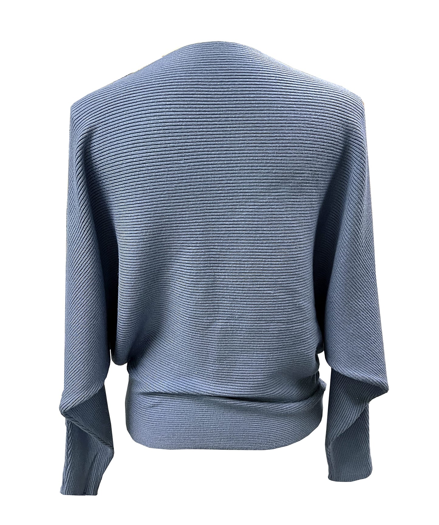 Styles I Love Women Autumn Winter Boat Neck Batwing Sleeve Pullover Knitted Sweater Long Sleeve Loose Top
