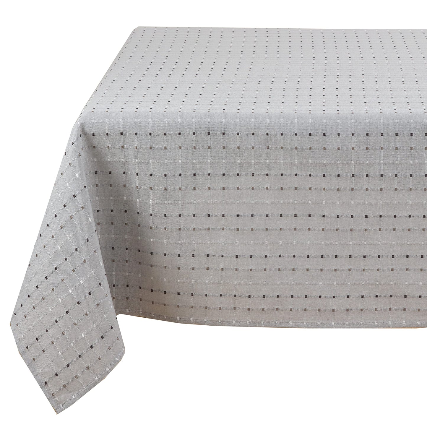 Fennco Styles Modern Stitched Line Tablecloth