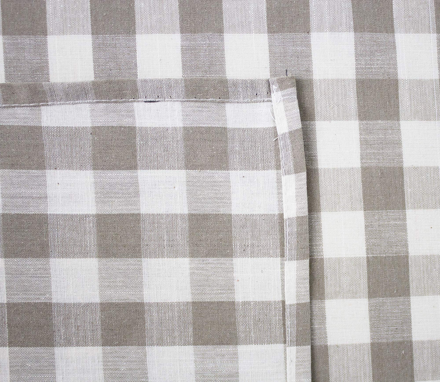 Fennco Styles Classic Gingham Checkered Tablecloth - Check Pattern Table Cover for Everyday Use, Country Theme Party, Banquets and Home Décor