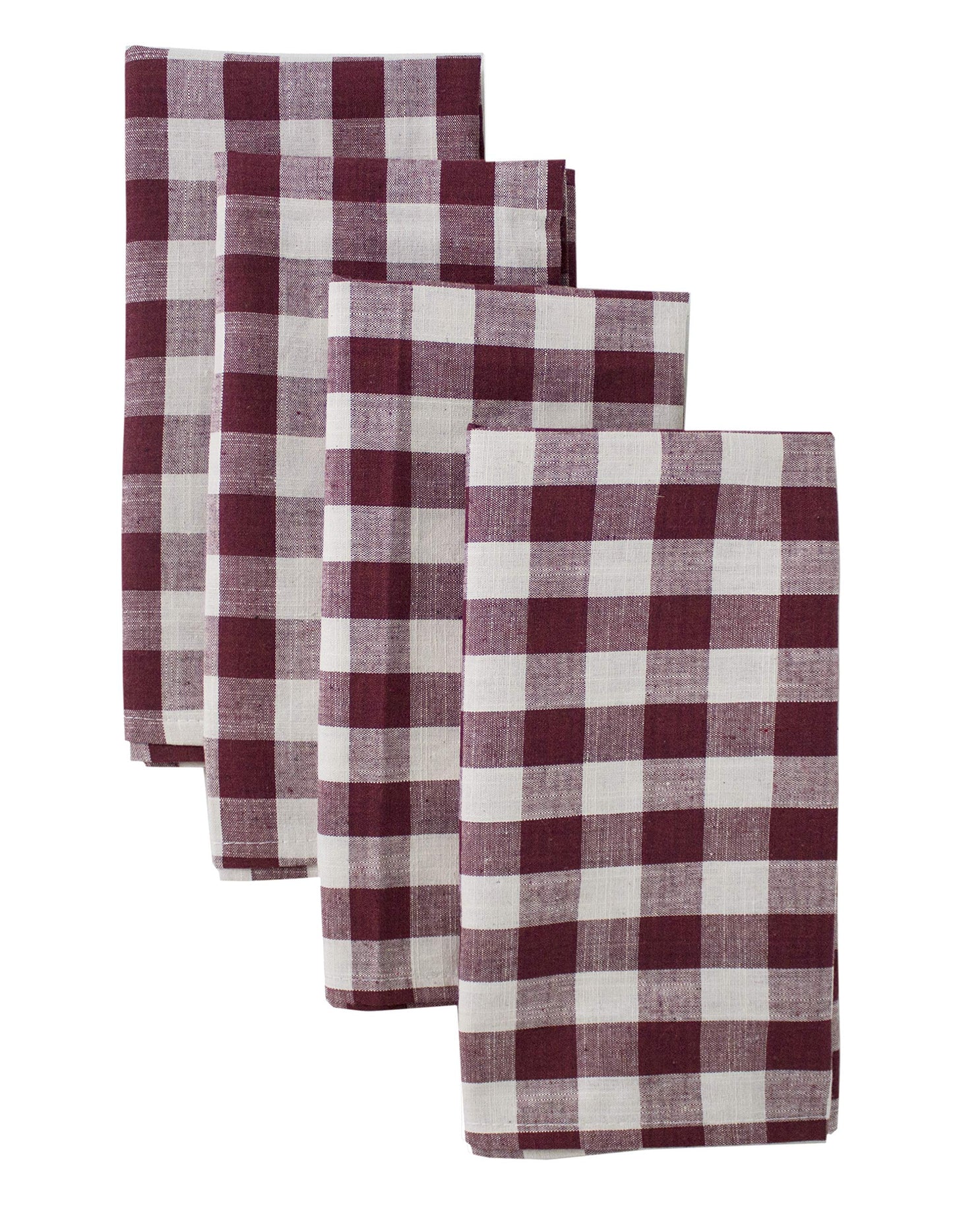 Fennco Styles Classic Gingham Checkered Tablecloth - Check Pattern Table Cover for Everyday Use, Country Theme Party, Banquets and Home Décor