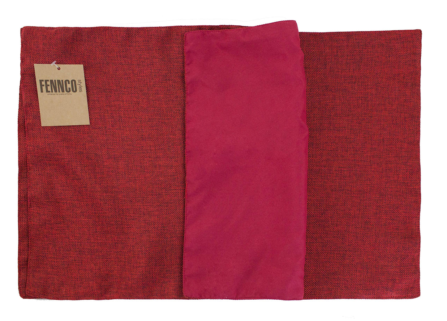 Fennco Styles Classic Solid Color Design Table Placemats