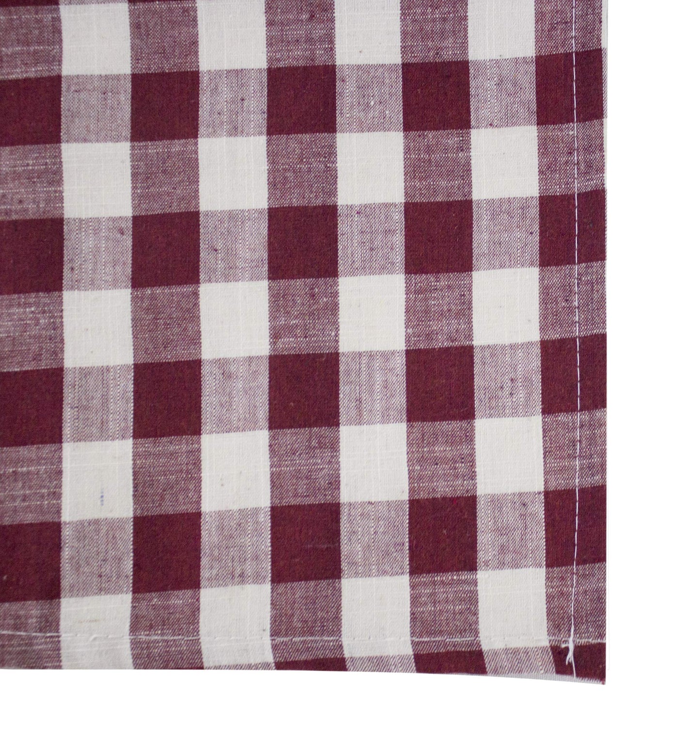 Fennco Styles Classic Gingham Checkered Tablecloth - Check Pattern Table Cover for Everyday Use, Country Theme Party, Banquets and Home Décor