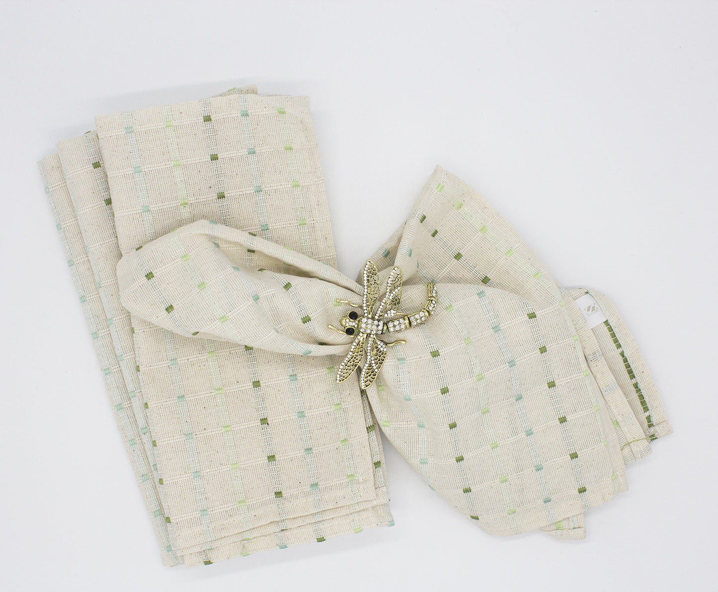 Fennco Styles Modern Stitched Line Tablecloth