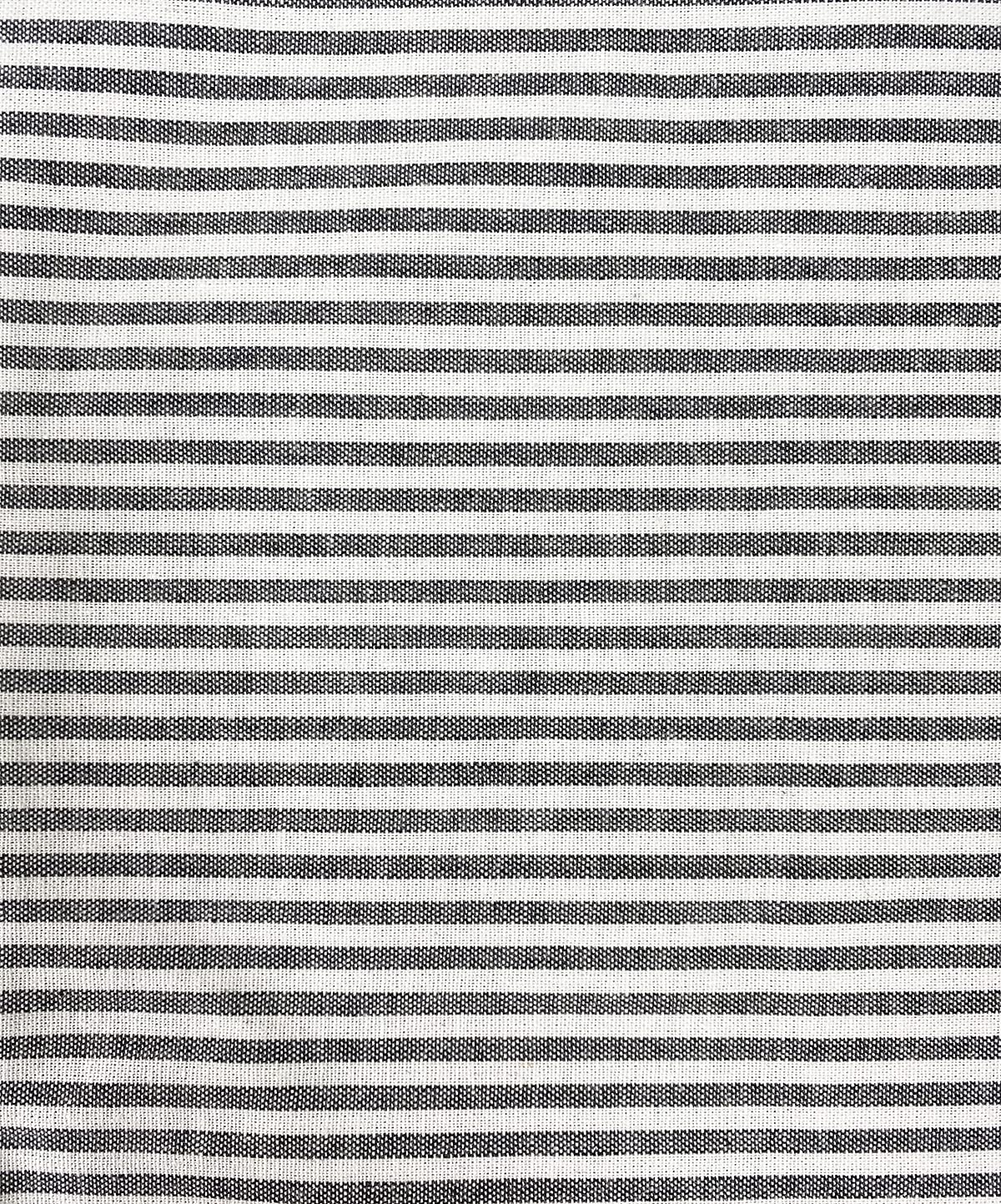 Fennco Styles Simple Ticking Stripes 100% Pure Cotton Placemats 13 x 19 Inch, Set of 4