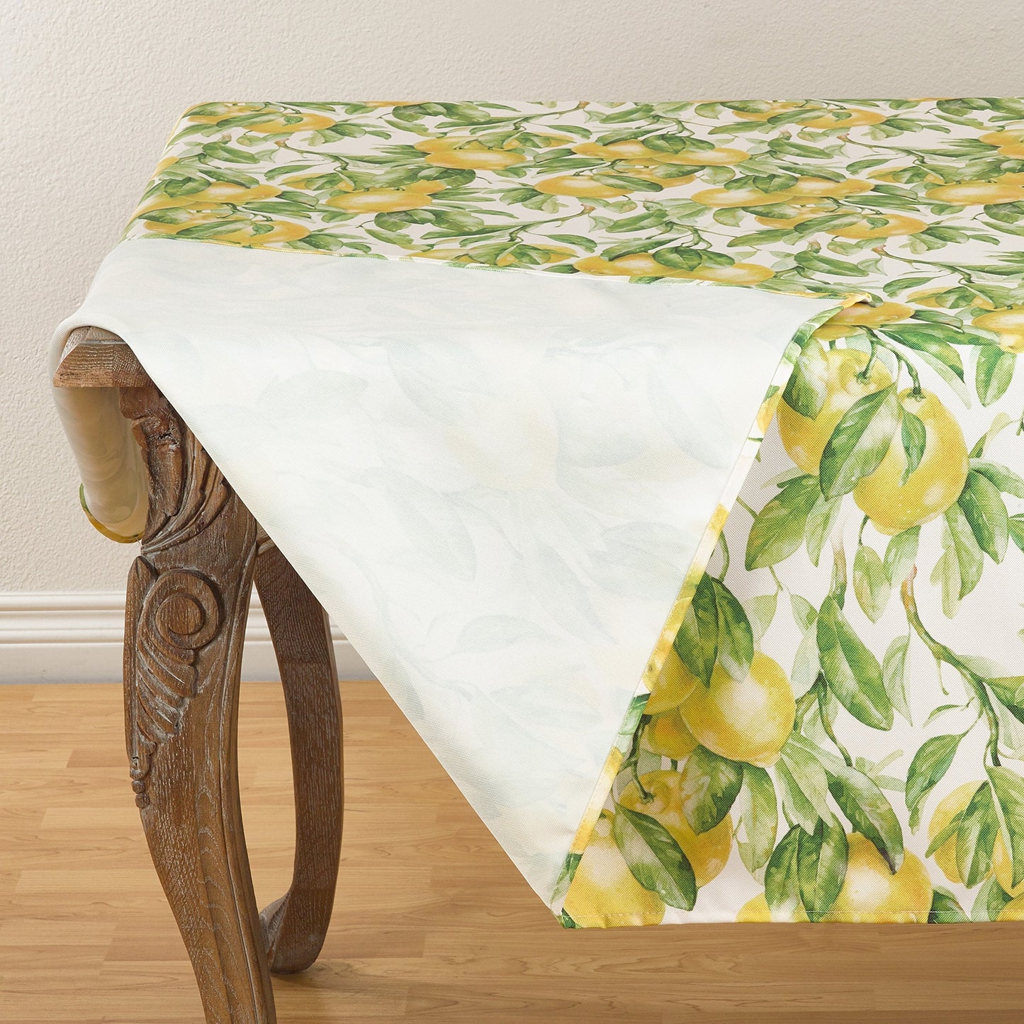 Fennco Styles Lemon Printed Cloth Napkins 20 x 20 Inch, Set of 4 - Multicolored Dinner Napkins for Home Décor, Dining Room, Banquets, Everyday Use and Special Occasions