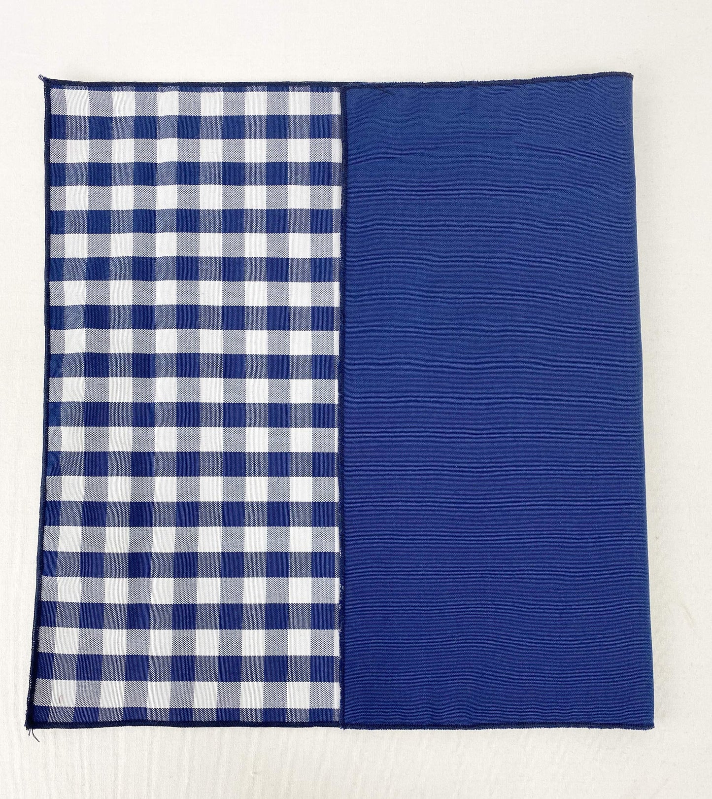 Fennco Styles Handmade Reversible Checkered Border Design Table Runner - Check Table Cover for Home, Dining Table, Banquet and Special Occasion