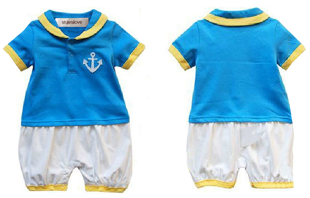 Donald Duck Baby Romper & Hat 2pcs Costume