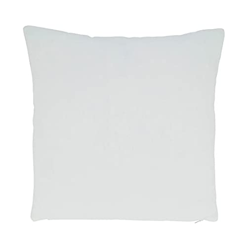 Fennco Styles Rainbow & Stars Pom Pom Decorative Filled Throw Pillow 16" W x 16" L - Multicolored Cushion for Kids Room, Playroom, Bedroom, Living Room, Nursery, Office Décor