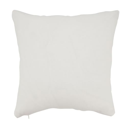 Fennco Styles Chrismtas Wreath Design Cotton Throw Pillow Cover 12" W X 12" L - Multicolored Festive Accent Pillow Case for Winter Holidays, Home, Couch, Bedroom, Living Room and Office Décor
